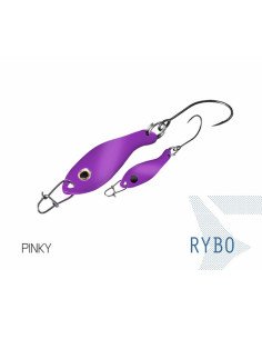 Delphin RYBO 0.5g 2,5cm PINKY Hook 8 Spoon Forellen Blinker Spinnköder Barschköder-Turn signals / spinning baits-JJ-Fishing