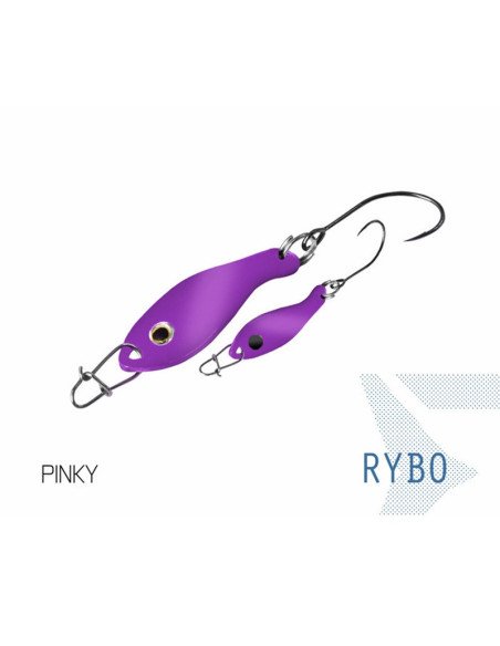 Delphin RYBO 0.5g 2,5cm PINKY Hook 8 Spoon Forellen Blinker Spinnköder Barschköder-Blinker / Spinnköder-JJ-Fishing