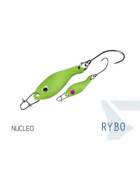 Delphin RYBO 0.5g 2,5cm NUCLEO Hook 8 Spoon Forellen Blinker Spinnköder Barschköder-Turn signals / spinning baits-JJ-Fishing