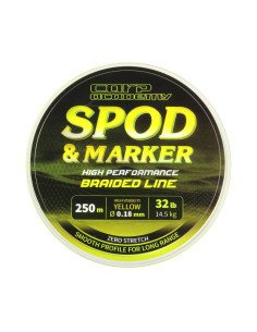 Carp Academy Spod & Marker Braid 250m 0.18m Fluo Yellow Braided Line Geflochtene Hauptschnur-Schnüre-JJ-Fishing 2