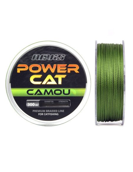 Nevis Powercat 0,60mm 300m 54kg geflochtene Angelschnur-Schnüre-JJ-Fishing