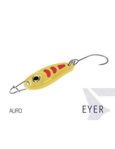 Delphin EYER 1.5g 2cm AURO Hook 8 Spoon Forellen Blinker Spinnköder Barschköder-Turn signals / spinning baits-JJ-Fishing