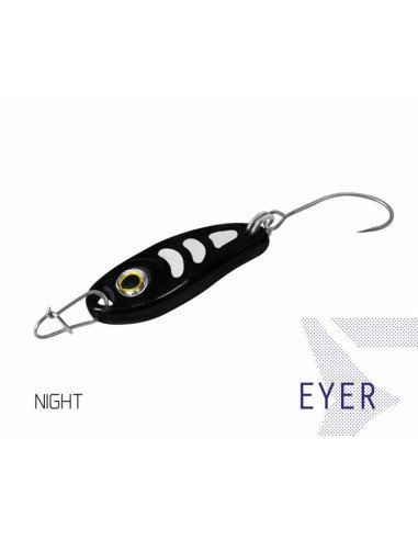 Delphin EYER 1.5g 2cm NIGHT Hook 8 Spoon Forellen Blinker Spinnköder Barschköder-Blinker / Spinnköder-JJ-Fishing