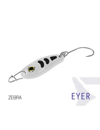 Delphin EYER 1.5g 2cm ZEBRA Hook 8 Spoon Forellen Blinker Spinnköder Barschköder-Blinker / Spinnköder-JJ-Fishing