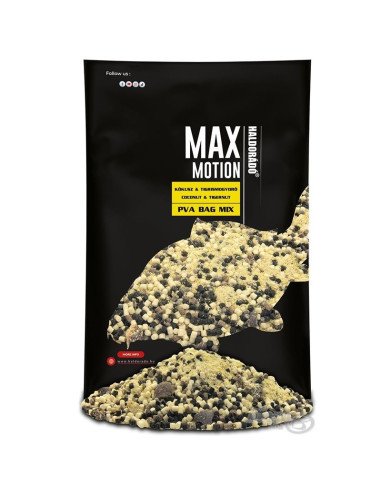 Haldorado MAX MOTION Kokos & Tigernuss PVA Bag Mix Pellet 600g Multi-Köder-JJ-Fishing