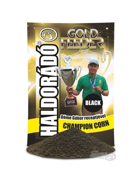 Haldorado Gold Feeder BLACK Champion Corn Premium Groundbait Staubfutter-Groundbait & Partikelfutter-JJ-Fishing
