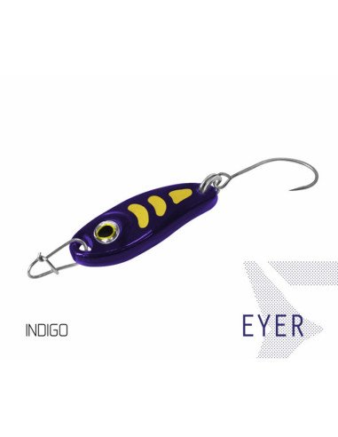 Delphin EYER 1.5g 2cm INDIGO Hook 8 Spoon Forellen Blinker Spinnköder Barschköder-Blinker / Spinnköder-JJ-Fishing