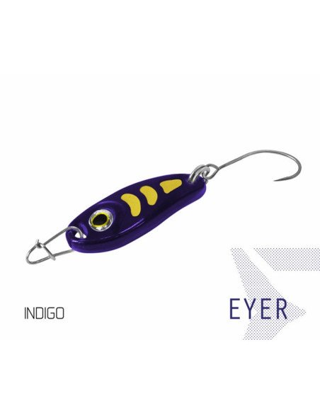 Delphin EYER 1.5g 2cm INDIGO Hook 8 Spoon Forellen Blinker Spinnköder Barschköder-Blinker / Spinnköder-JJ-Fishing
