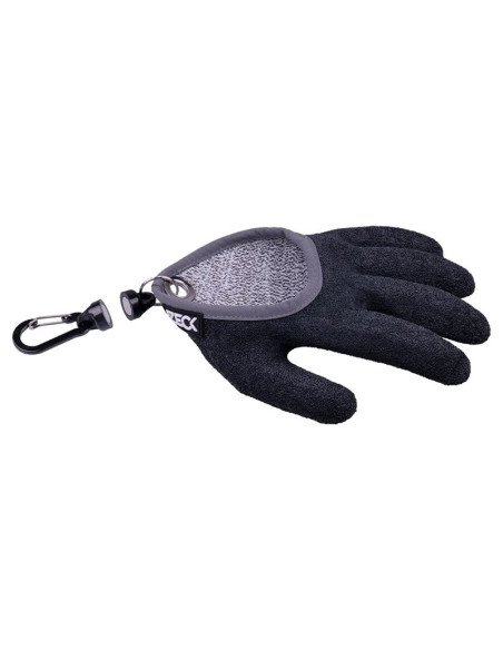 Zeck Wels Magnet Release Landing Glove XL Links Landehandschuh Ultra Schnell Einsatzbereit mit Magnethalterung Spinnfischen-M...