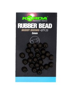 Korda Rubber Bead 5mm Brown 25Stk. Gummi Perlen-Stoppers & Baitscrews-JJ-Fishing