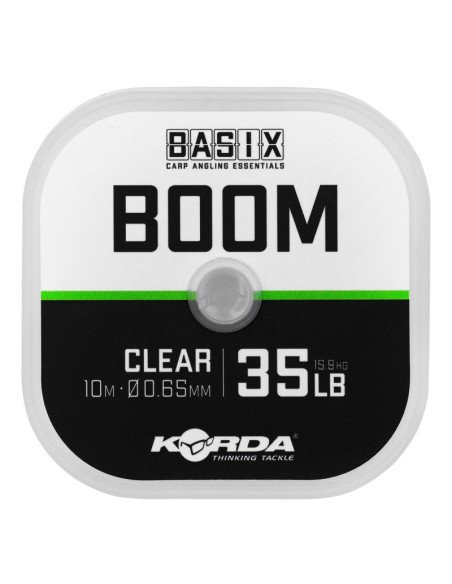 Korda Basix Boom 35lb 0,65mm 10m Fluorocarbon Vorfachmaterial Hook Link-Vorfachmaterial & Montage-Zubehör-JJ-Fishing