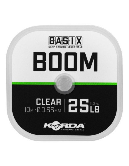 Korda Basix Boom 25lb 0,55mm 10m Fluorocarbon Vorfachmaterial Hook Link-Vorfachmaterial & Montage-Zubehör-JJ-Fishing