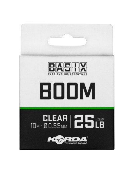 Korda Basix Boom 25lb 0,55mm 10m Fluorocarbon Vorfachmaterial Hook Link-Vorfachmaterial & Montage-Zubehör-JJ-Fishing