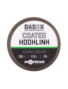 Korda Basix Coated Hooklink 25lb 10m Vorfachmaterial Geflochten Ummantelt-Leader material & mounting accessories-JJ-Fishing