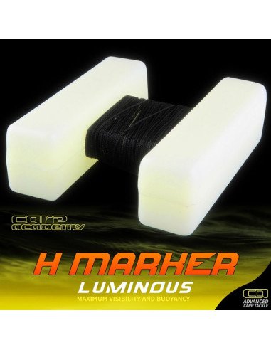 Carp Academy H Marker Boje 1 Stück fluoreszierend-Werkzeuge-JJ-Fishing