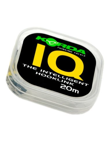 Korda IQ Fluorocarbon Hooklink 20lb clear 20m Vorfachmaterial Steif nahezu Unsichtbar-Vorfachmaterial & Montage-Zubehör-JJ-Fi...