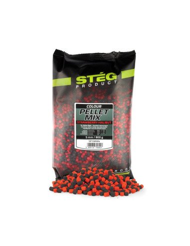Steg Feeding Pellet Erdbeere-Halibut 5mm 800g Method Feeder Bait Wettkampf Futter-Köder-JJ-Fishing