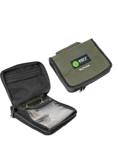Zeck Wels Rig Pocket Vorfachtasche mit Reißverschlusstauschen Welsangeln-Angelzubehör-JJ-Fishing