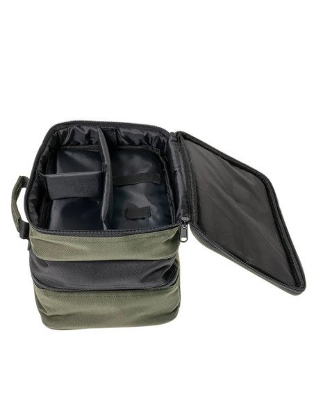 Zeck Wels Rig Bag Pro + Tackle Box WP M Cat Carry All mit Köderbox Tackle Container mit Rig Board Welsangeln-Angeltaschen-JJ-...