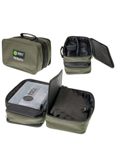 Zeck Wels Rig Bag Pro + Tackle Box WP M Cat Carry All mit Köderbox Tackle Container mit Rig Board Welsangeln-Angeltaschen-JJ-...