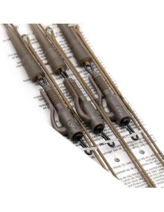 Korda Kable Leadcore Leader Hybrid Lead Clip QC Gravel 50cm 3 Stück-Leader & Leadcore-JJ-Fishing 2