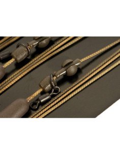 Korda Kable Leadcore Leader Heli Gravel 1m 3 Stück Kwik-Link Helikopter Sleeve Schlaufe-Leader & Leadcore-JJ-Fishing