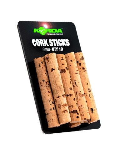 Korda Cork Sticks 8mm 10 Stück Auftriebsköder für Hakenköder-Werkzeuge-JJ-Fishing