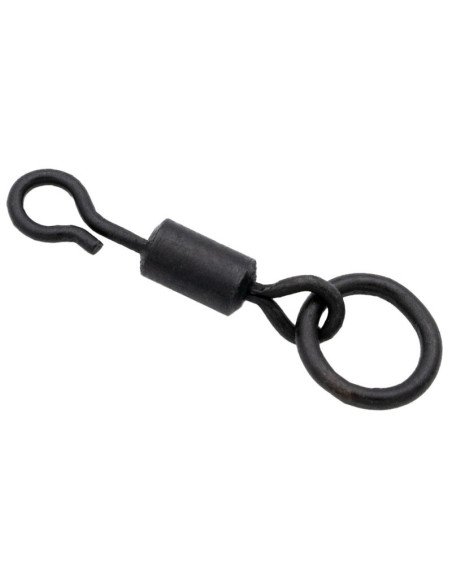 Korda Quick Change Swivel Loop Fitting Size 11 8 Stück Angelwirbel-Swivels-JJ-Fishing