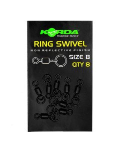 Korda Ring Swivel Size 8 8 Stück Angelwirbel-Swivels-JJ-Fishing