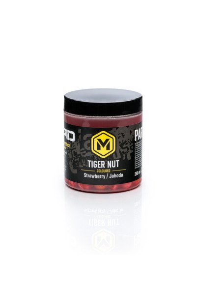 Mivardi Coloured Tiger Nut Erdbeere 250ml Gefärbte Tigerüsse-Köder-JJ-Fishing