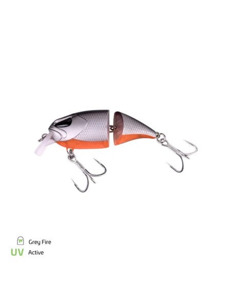 Zeck Wels Cat Pointer 8cm 1m S Grey Fire 27g Flachwasser Wobbler Hochfrequenter Lauf Spinnangeln Welsangeln-Wobbler & Hardbai...