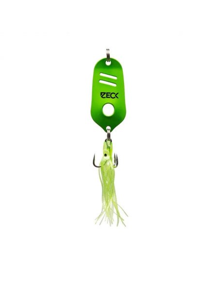 Zeck Wels Blinker Jörg Octo Spoon 45g Green Wallerblinker Welsblinker Welsangeln-Turn signals / spinning baits-JJ-Fishing