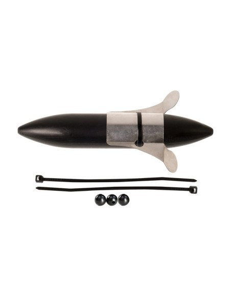 Zeck Wels Propeller U-Float Solid 40g Black U-Pose Rotierend Welsangeln-Endtackle-JJ-Fishing