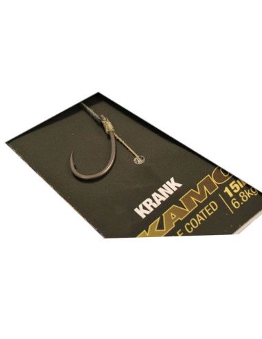 Korda Krank Ready Rig Barbed Size 4 15lb 1 Stück Angelvorfach Extra Scharfer Angelhaken-Vorfächer-JJ-Fishing