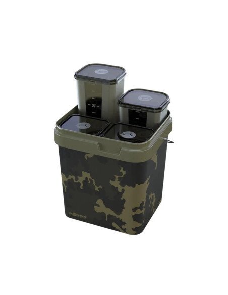 Korda Kontainer System 10L All in One Set Angeleimer Bucket mit Innenfächern-Tackle Boxen-JJ-Fishing