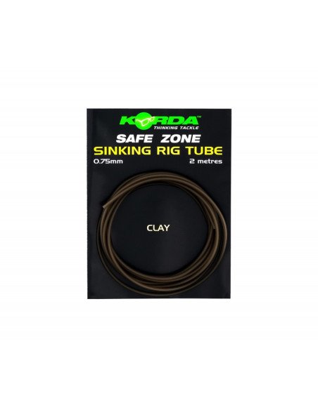 Korda Safe Zone Sinking Rig Tube Clay 0,75mm 2m-Tubes & Shrink Tubes-JJ-Fishing