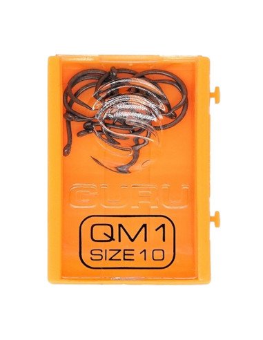 Guru QM1 Hook Size 10 Barbless 10 Stück Method Feeder Angelhaken Extra Scharf-Hook & Co-JJ-Fishing