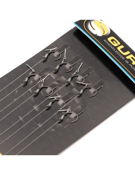 Guru QM1 Bayonet Rig 4 inch Size 12 0,22mm 8 Stück Method Feeder Vorfächer-Vorfächer-JJ-Fishing