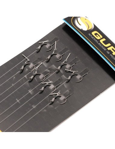 Guru QM1 Bayonet 4 inch Size 14 0,19mm 8 Stück Method Feeder Vorfächer-Vorfächer-JJ-Fishing