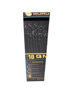 Guru QM110 Bayonet 4 inch 0.22mm Method Feeder Vorfächer-Pre-Compartments-JJ-Fishing