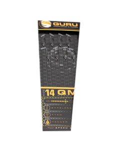 Guru QM1 14 Speed Stop 4 inch 0.19mm Method Feeder Vorfächer-Pre-Compartments-JJ-Fishing