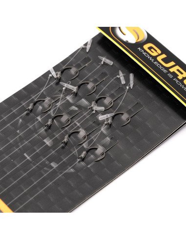 Guru QM1 Speed Stop 4 inch Size 14 0,19mm 8 Stück Method Feeder Vorfächer-Vorfächer-JJ-Fishing