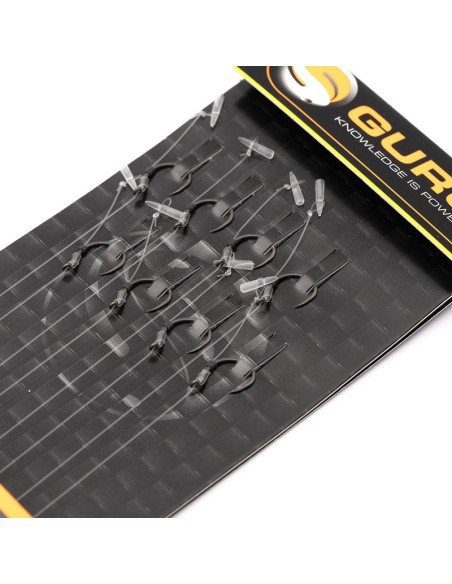 Guru QM1 Speed Stop 4 inch Size 14 0,19mm 8 Stück Method Feeder Vorfächer-Vorfächer-JJ-Fishing