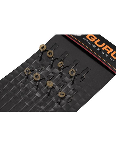 Guru QM1 14 Bait Bands Rig 4 inch 0.19mm Method Feeder Vorfächer-Pre-Compartments-JJ-Fishing