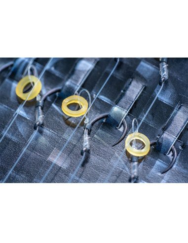 Guru QM1 14 Bait Bands Rig 4 inch 0.19mm Method Feeder Vorfächer-Pre-Compartments-JJ-Fishing