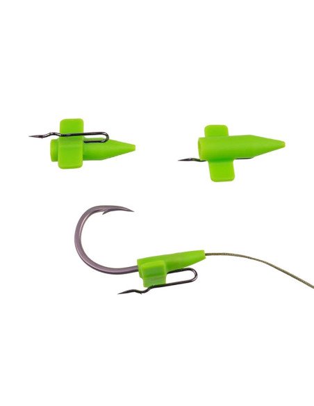 Zeck Wels Ryder Hook Sleeve 3 Stück Größe 2 Köderfischmontage Knotenschutz Welsangeln-Endtackle-JJ-Fishing