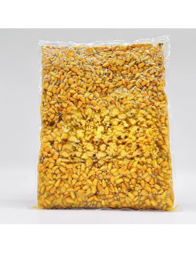 Baitex Partikel Mais 1Kg gekocht Vakuumverpackt Angelmais-Köder-JJ-Fishing