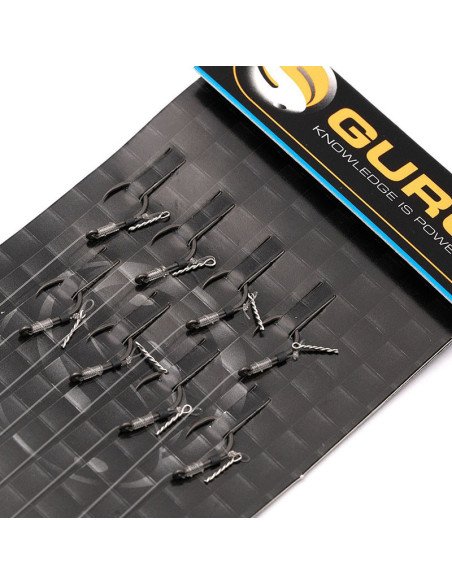 Guru SMWG Bayonet Rig 4 inch Size 14 0,19mm 8 Stück Method Feeder Vorfächer-Vorfächer-JJ-Fishing