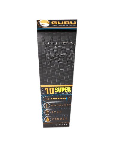 Guru SMWG 10 Bayonet Rig 4 inch 0.22mm Method Feeder Vorfächer-Pre-Compartments-JJ-Fishing