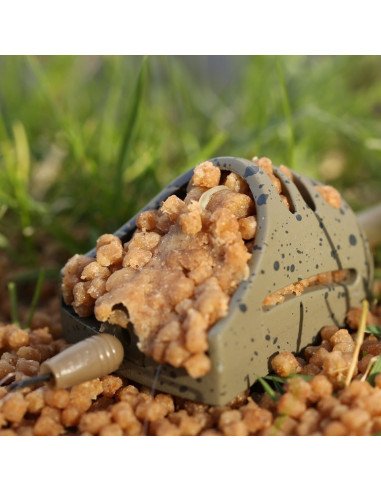 Guru Hybrid Pellet Feeder Small 40g 1 Stück Flat Method Feeder Futterkorb-Futterkörbe & Bleie-JJ-Fishing